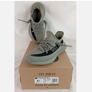 Pre-Owned Adidas Yeezy Boost 350 V2 (hq2059) Granite/Black Size 4.5